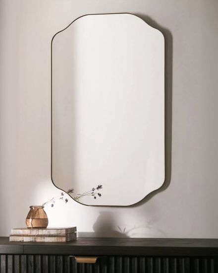 Настенное зеркало ”Элтон” в золотой раме