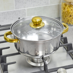 Кастрюля 2,8л из нержавеющей стали