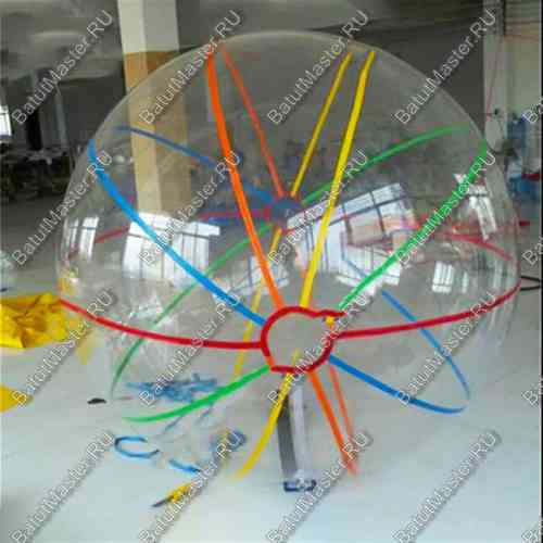 Аттракцион Водный шар ПВХ «Полосатик», 2*2*2 м