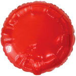 Шар фольгированный Круг 46 см (Красный)
