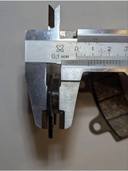 +t Колодки тормозные дисковые 77х42мм мотоцикл