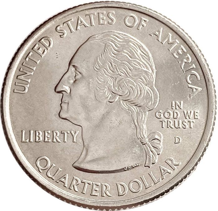 25 центов (1/4 доллара, квотер) 2008 США «Штат Нью-Мексико» (D)