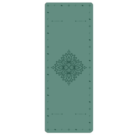 Каучуковый коврик для йоги Space Flower Emerald 185*68*0,5 см нескользящий