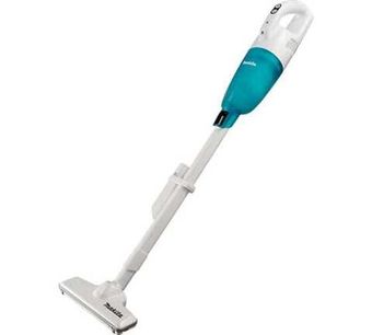 Аккумуляторный пылесос Makita бирюза, 12 В, 1400 л/мин, 5 кПа, 0.65 л (встр. 1x2.0Ач, з/у) CL117FDX1