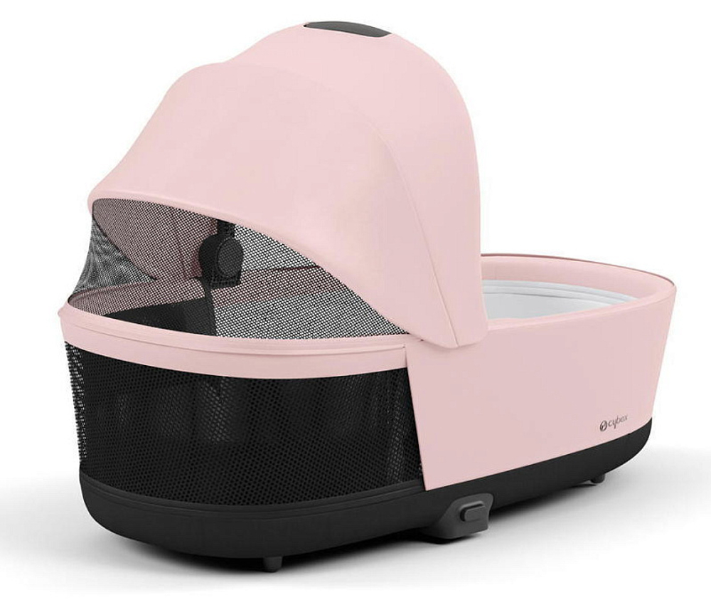 Коляска для новорожденных Cybex Priam IV Chrome Brown Peach Pink