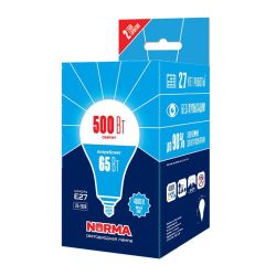 LED-A160-65W-4000K-E27-FR-NR Лампа светодиодная. Форма A. матовая. Серия Norma. Белый свет 4000K. Картон. ТМ Volpe