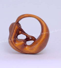 Нэцкэ Русалка круглая