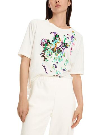 Marc Cain Футболка, расшитая пайетками