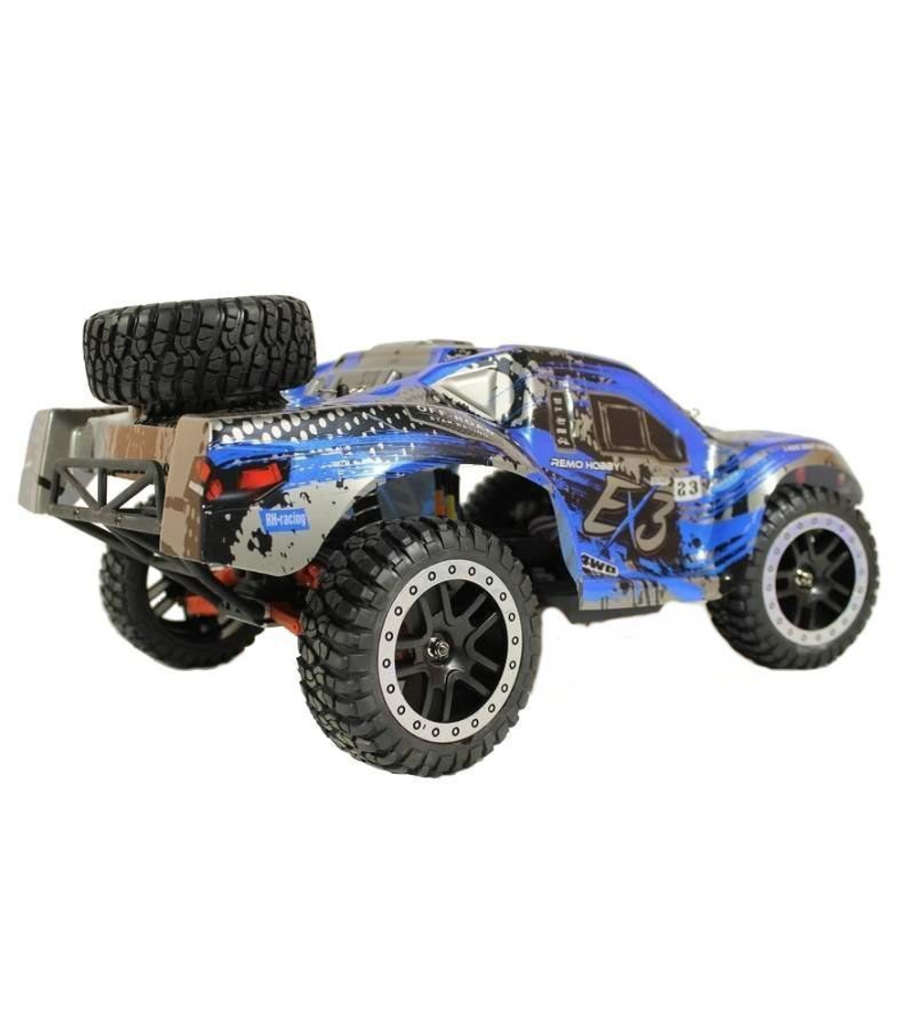 Радиоуправляемый шорт-корс Remo Hobby EX3 Brushless UPGRADE (синий) 4WD 2.4G 1/10 RTR