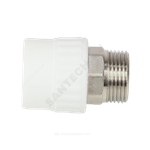 Муфта PP-R комбинированная белая Дн 63х2" НР под ключ VALFEX 10135063