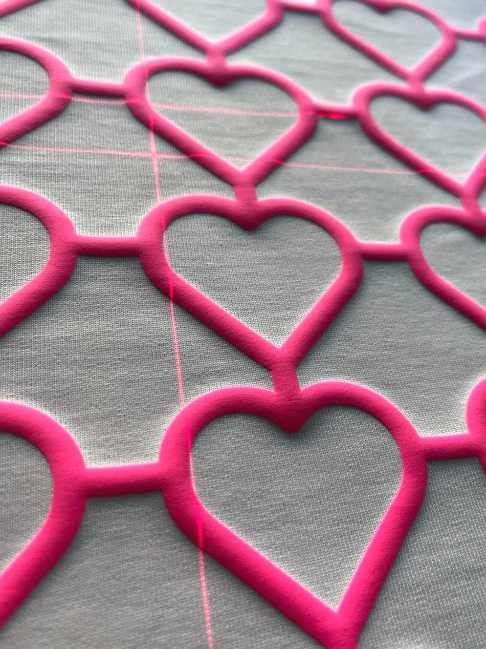 Термопленка Полиуретановая Объемная Ю.Корея (розовый неон)