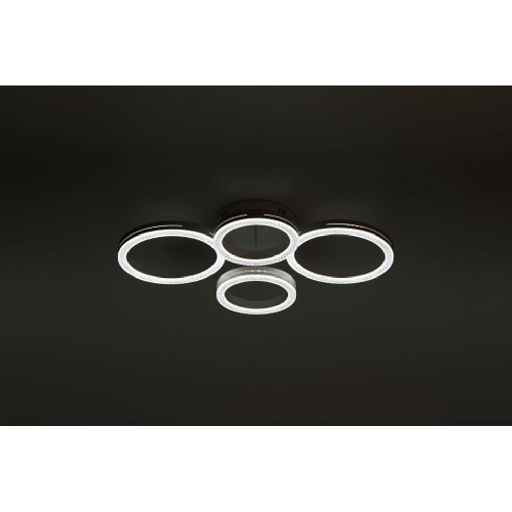 Светильник потолочный светодиодный Rivoli Juniper 6187-702 LED 75 Вт 3000-6000К белый с пультом | Rivoli