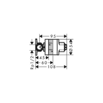 Скрытая часть для Hansgrohe Bidette