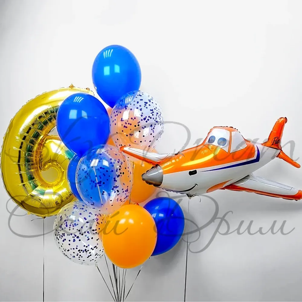 Композиция из шаров Дасти Полейполе