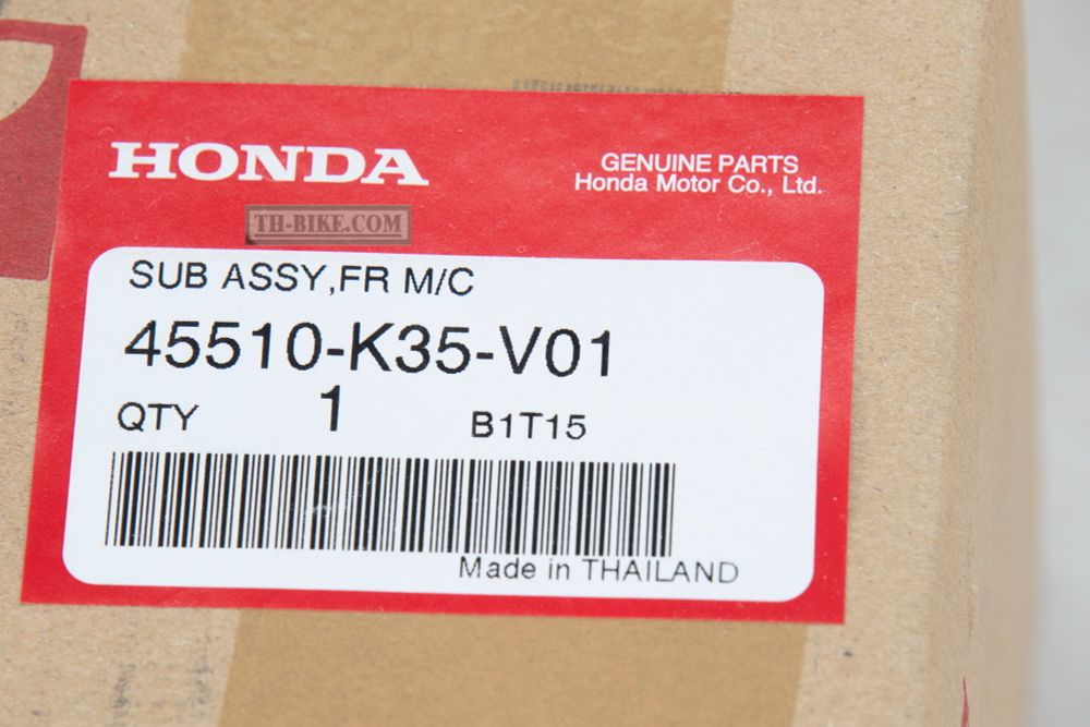 45510-K35-V01. CYLINDER SUB ASSY., FR. BRAKE MASTER. Honda PCX