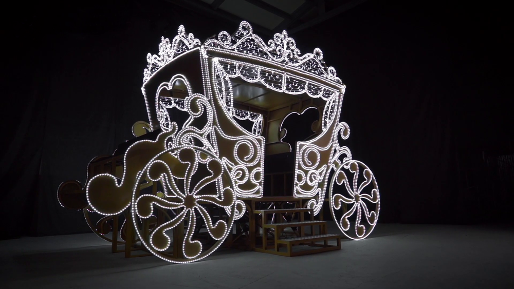 Новогодняя фотозона "Карета"