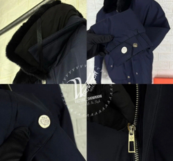 Куртка зимняя меховой воротник Loro Piana премиум