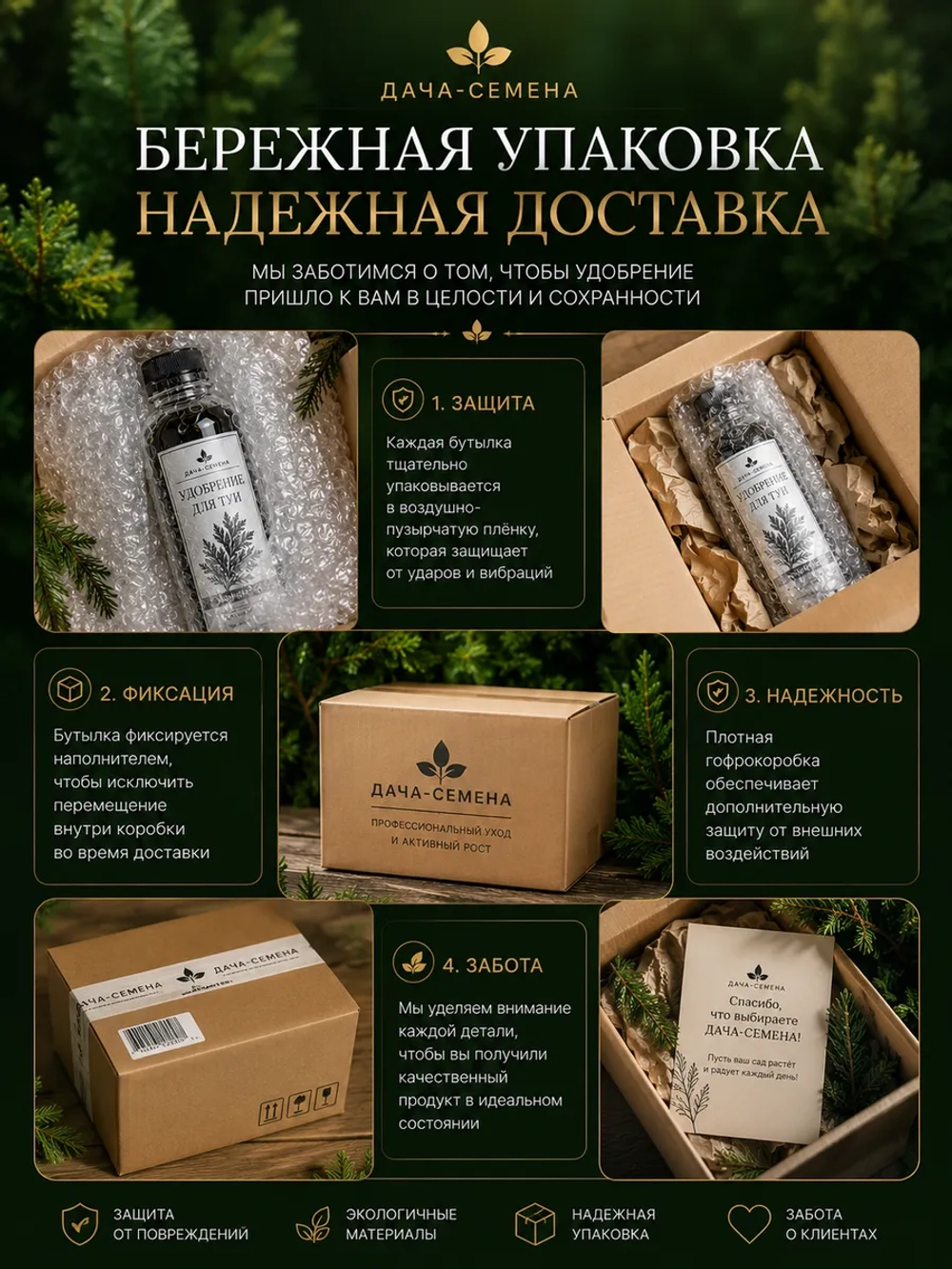 Удобрение для туи , концентрат, 250мл