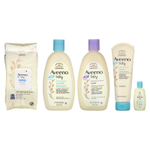 Aveeno, Baby, Welcome Little One, подарочная корзина, набор из 6 предметов