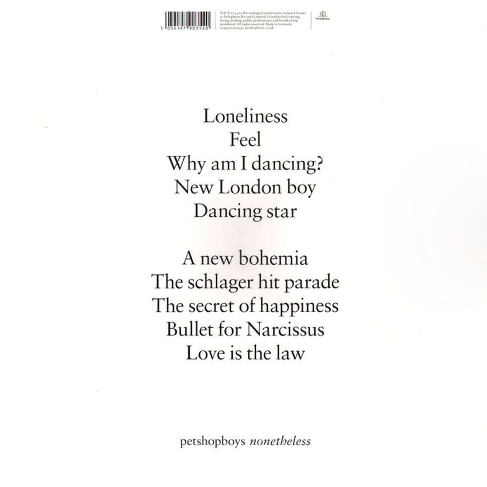 Pet Shop Boys. Nonetheless (LP) Новая запечатанная виниловая пластинка