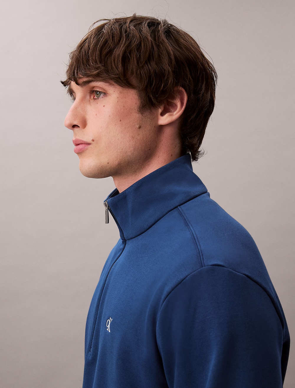 Свитшот Calvin Klein Archive Logo Fleece Quarter Zip Black