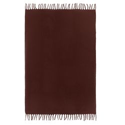 Плед мохеровый шоколадного цвета из коллекции Essential, 130х180 см