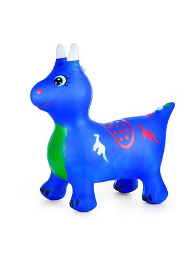 Прыгун надувной Дино (синий цвет)