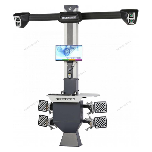 Стенд сход-развал 3D четырехкамерный настенный NORDBERG C804-C_серый