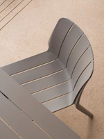 Стол пластиковый раздвижной Nardi Tevere 147, тортора