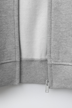 ZARA ХУДИ С МОЛНИЕЙ, СЕРЫЙ МЕЛАНЖ