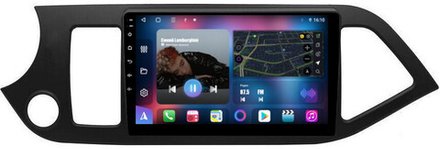 Магнитола для KIA Picanto 2011-2016 - FarCar 217M монитор 9" QLED на Android 13, 8-ядер, CarPlay, 4G SIM-слот
