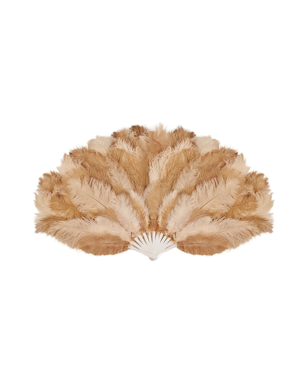 Веер из страусиных перьев