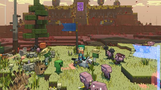 Minecraft Legends Deluxe Edition (Б/У) [PS5, русская версия]