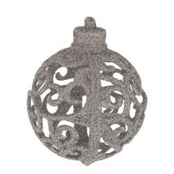 GAEM Набор из 3шт, Украшение новогоднее Шар "Трио фэнтези", D8 см, L8 W8 H9 см