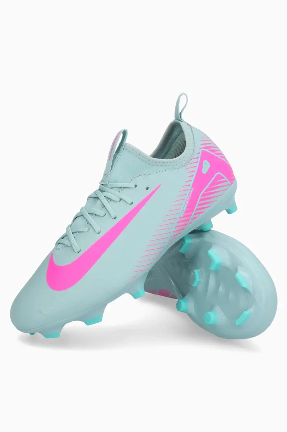Бутсы Nike Zoom Mercurial Vapor 16 Academy FG/MG Junior - голубой