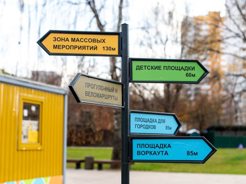 Информационный указатель Модерн