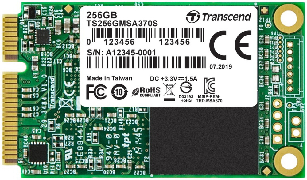 Накопитель SSD mSATA Transcend TS256GMSA370S 256 ГБ