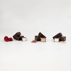 Суфле ванильное в горьком шоколаде