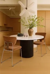 Стул Owen, терракотовый, ножки хром