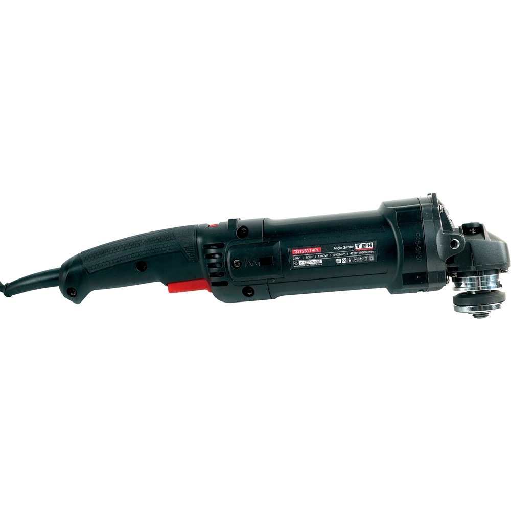 УШМ TEH TG12511VPL 125 мм с регулировкой оборотов, длинная рукоятка
