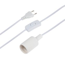 Светильник для растений ЭРА FITO-Holder E27 1.5 м с проводом и выключателем для фитоламп с цоколем Е27 | Светильники для растений