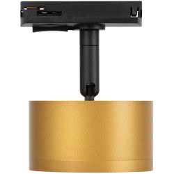 Трековый светильник однофазный ЭРА TR48-GX53 MG под лампу GX53 матовое золото | Однофазные трековые светильники