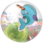 Мяч 6,5 см «Сказочный мир» (попрыгун с водой и подсветкой) СТИКЕР НА ВЛОЖЕНИЕ