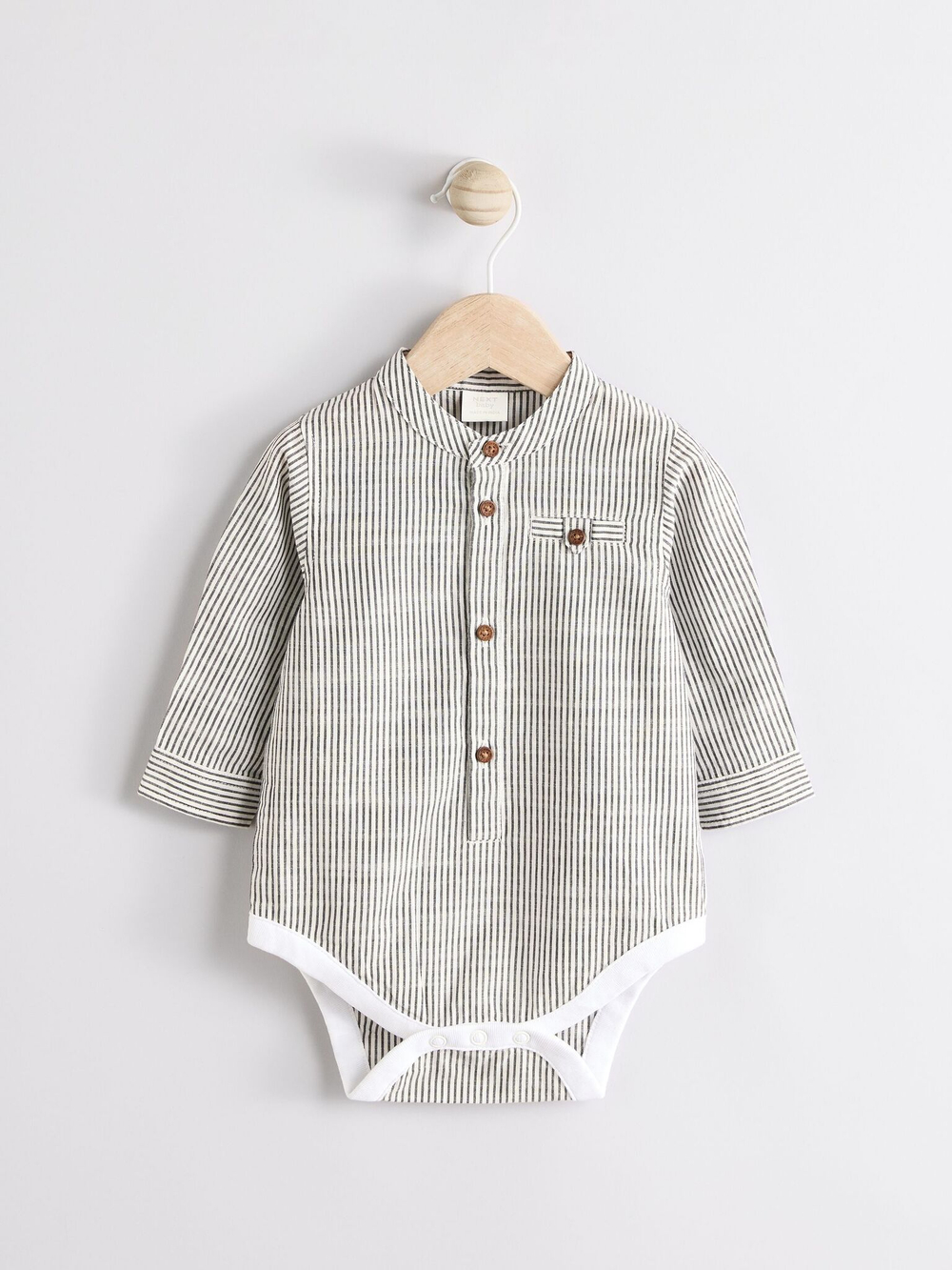 Боди с длинным рукавом для малышей Next E48-163, Серый