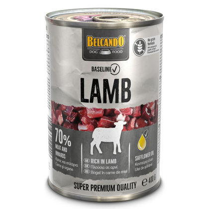 BELCANDO Rich in Lamb / Белькандо консервы для собак Ягнёнок, 400 г