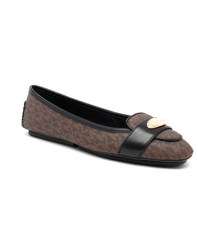 балетки plate moc Michael Kors - коричневый(40R3MKFR1B)