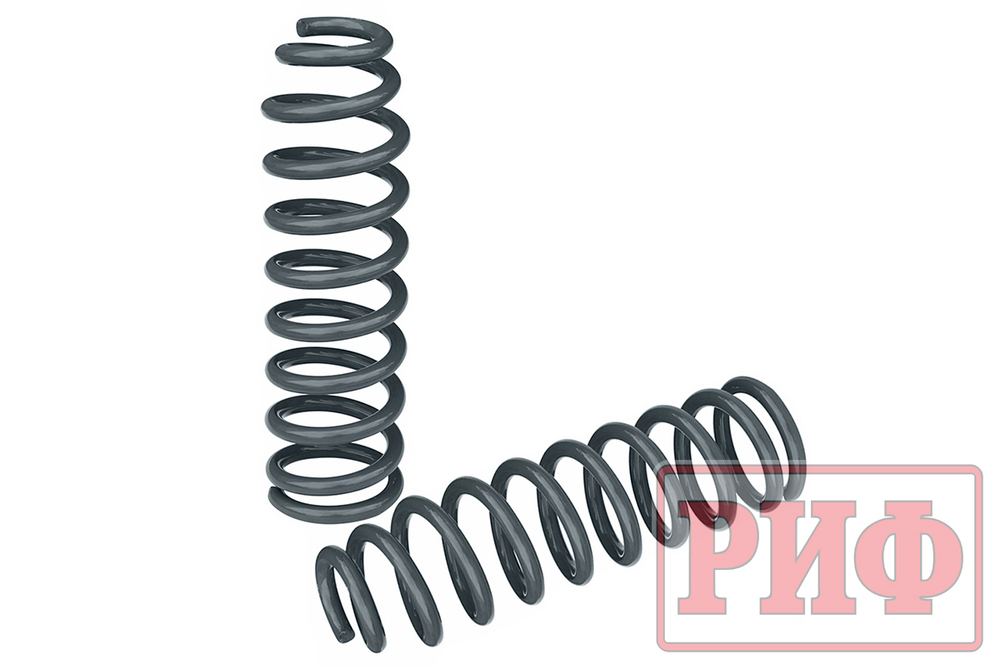 Пружины передние усиленные SsangYong Rexton 1, 2 и XVT (2006-2012), Kyron лифт 30 мм +50 кг РИФ