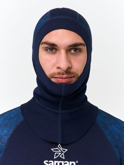 Шлем Sargan Sport 1022/BL длинный 3 мм синий