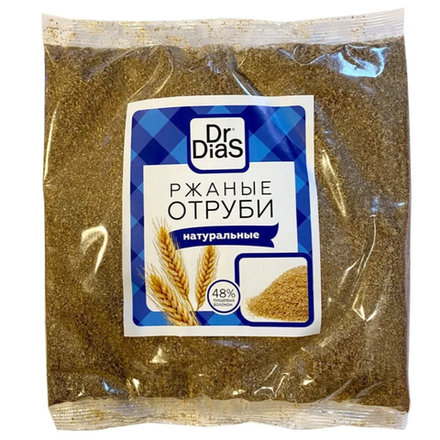 Отруби ржаные Dr Dias натуральные 200 гр