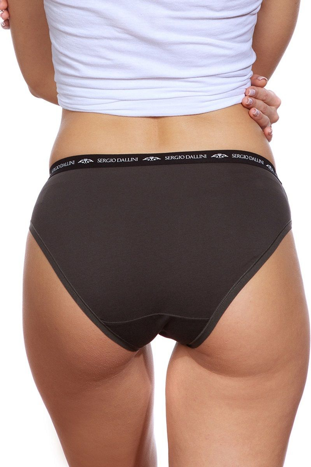 Женские трусы-слипы из хлопка (Размер: XL) (Цвет: белый)